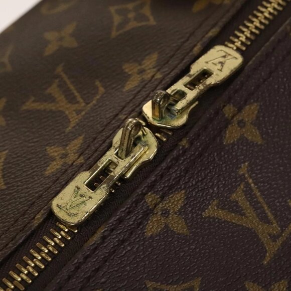 LOUIS VUITTON Monogram Keepall 60 Boston Bag M41422 LV Auth - Picture 7 of 16